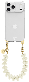 AVY Apple iPhone 17 Pro Hoesje Met Koord 30CM Cupid Beige afbeelding