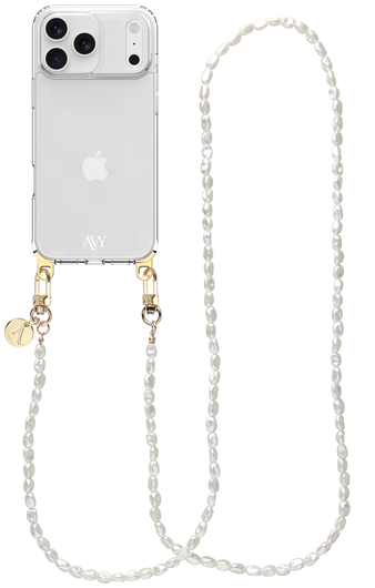 AVY Apple iPhone 17 Pro Hoesje Met Koord 120CM Perla Chic Long afbeelding 1
