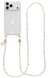 AVY Apple iPhone 17 Pro Hoesje Met Koord 120CM Perla Chic Long
