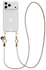 AVY Apple iPhone 17 Pro Hoesje Met Koord 120CM Silver Spark Long afbeelding 1