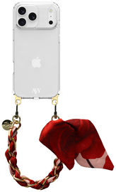 AVY Apple iPhone 17 Pro Hoesje Met Koord 32CM Botanique Roses