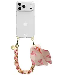 AVY Apple iPhone 17 Pro Hoesje Met Koord 32CM Cupid Blush afbeelding