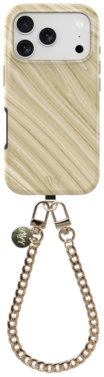 AVY Apple iPhone 17 Pro MagSafe Hoesje met Koord 30CM Aurum Lien afbeelding 1