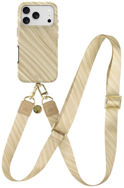 AVY Apple iPhone 17 Pro MagSafe Hoesje met Koord 130CM Aurum Gold afbeelding