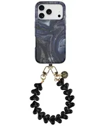 AVY Apple iPhone 17 Pro MagSafe Hoesje met Koord 30CM Marmer Hearts afbeelding