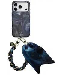 AVY Apple iPhone 17 Pro MagSafe Hoesje met Koord 32CM Obscura Blue afbeelding