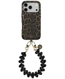 AVY Apple iPhone 17 Pro MagSafe Hoesje met Koord 30CM Panther Hearts afbeelding