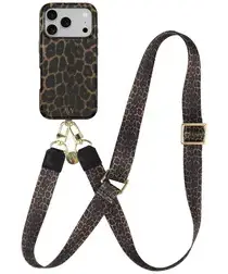 AVY Apple iPhone 17 Pro MagSafe Hoesje met Koord 130CM Panthera Chic afbeelding