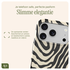 AVY Apple iPhone 17 Pro MagSafe Hoesje met Koord 32CM Serengeti Zebra afbeelding 6