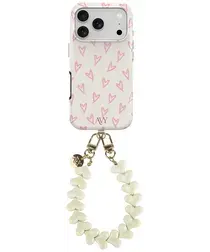 AVY Apple iPhone 17 Pro MagSafe Hoesje met Koord 30CM Lovely Hearts afbeelding