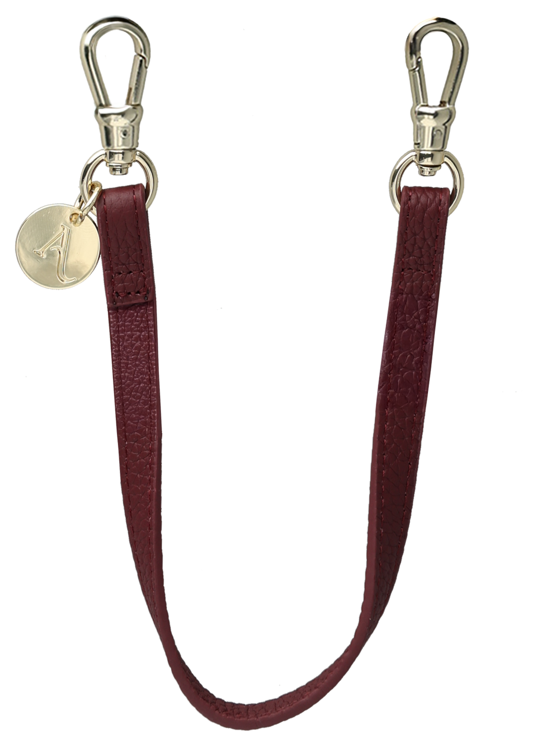 AVY Apple iPhone 17 Pro Burgundy Leren Hoesje met Wallet & Koord Short Leather afbeelding 13