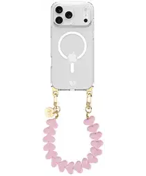 AVY Apple iPhone 17 Pro Max Hoesje met Koord & MagSafe 30CM Cupid Pink afbeelding