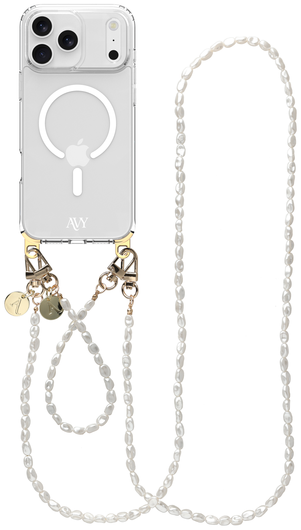 AVY Apple iPhone 17 Pro Max Hoesje met Koord & MagSafe Set Perla Chic afbeelding 1