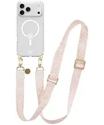 AVY Apple iPhone 17 Pro Max Hoesje met Koord & MagSafe 130CM Cupid Blush afbeelding