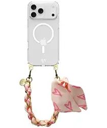 AVY Apple iPhone 17 Pro Max Hoesje met Koord & MagSafe 32CM Cupid Blush afbeelding
