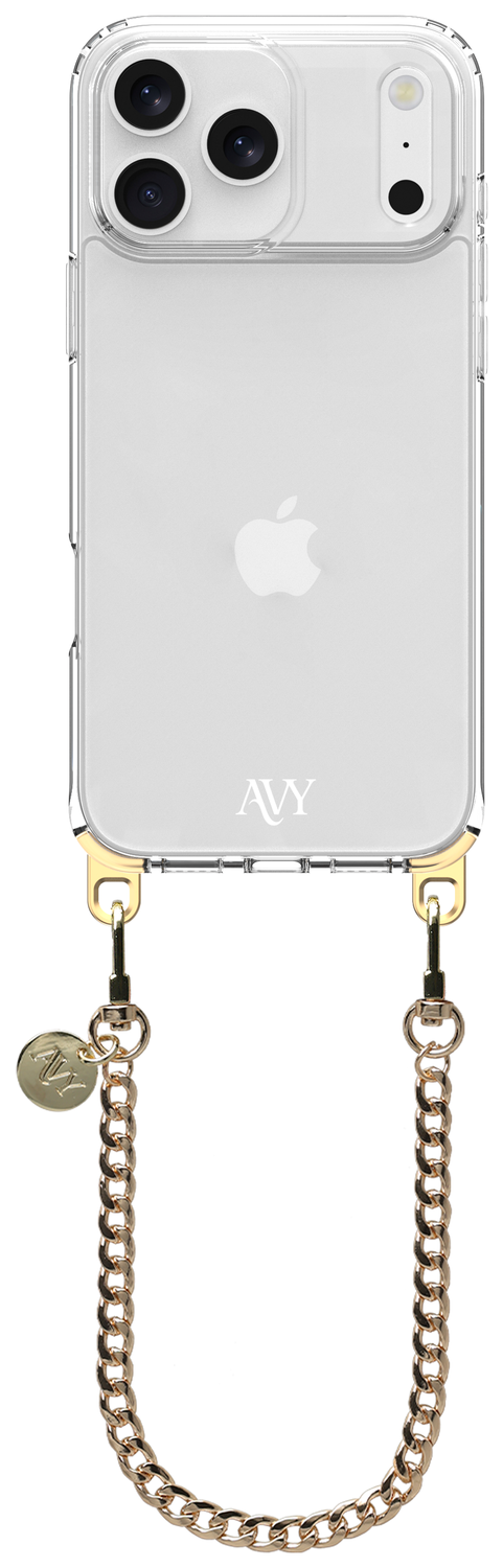 AVY Apple iPhone 17 Pro Max Hoesje Met Koord 30CM Aurum Lien afbeelding 1