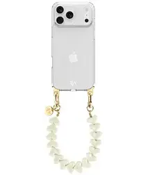 AVY Apple iPhone 17 Pro Max Hoesje Met Koord 30CM Cupid Beige afbeelding