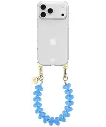 AVY Apple iPhone 17 Pro Max Hoesje Met Koord 30CM Cupid Blue afbeelding