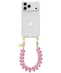 AVY Apple iPhone 17 Pro Max Hoesje Met Koord 30CM Cupid Clear Pink afbeelding