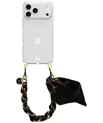 AVY Apple iPhone 17 Pro Max Hoesje Met Koord 32CM Panthera Chic afbeelding