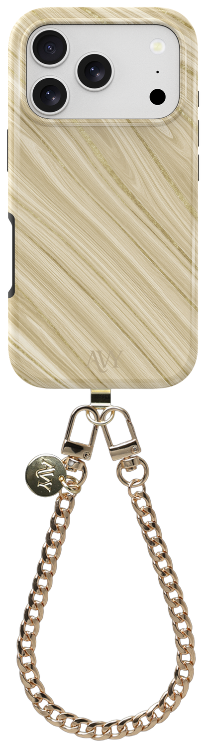 AVY Apple iPhone 17 Pro Max MagSafe Hoesje met Koord 30CM Aurum Lien afbeelding 1