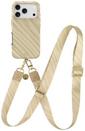 AVY Apple iPhone 17 Pro Max MagSafe Hoesje met Koord 130CM Aurum Gold