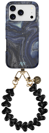AVY Apple iPhone 17 Pro Max MagSafe Hoesje met Koord 30CM Marmer Hearts afbeelding