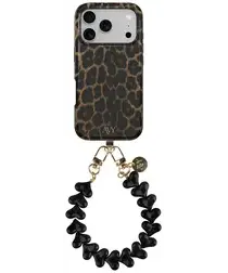 AVY Apple iPhone 17 Pro Max MagSafe Hoesje met Koord 30CM Panther Hearts afbeelding