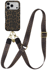 AVY Apple iPhone 17 Pro Max MagSafe Hoesje met Koord 130CM Panthera Chic