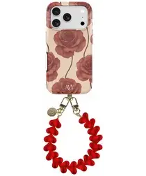 AVY Apple iPhone 17 Pro Max MagSafe Hoesje met Koord 30CM Hearts & Roses afbeelding