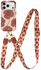 AVY Apple iPhone 17 Pro Max MagSafe Hoesje met Koord 130CM Botanique Roses afbeelding 1