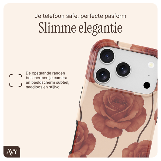 AVY Apple iPhone 17 Pro Max MagSafe Hoesje met Koord 32CM Botanique Roses afbeelding 5