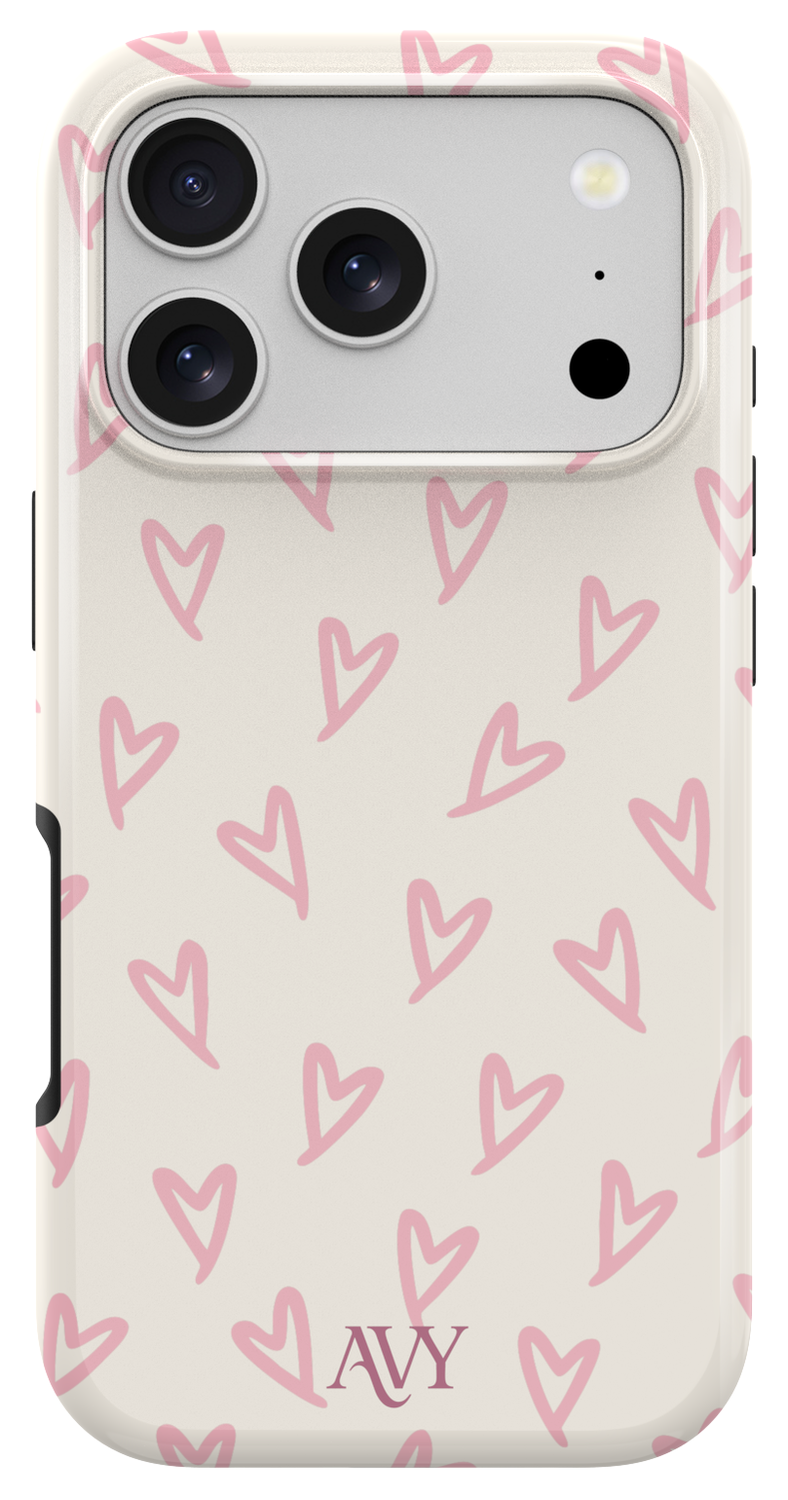 AVY Apple iPhone 17 Pro Max MagSafe Hoesje met Koord 30CM Lovely Hearts afbeelding 12