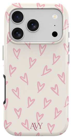 AVY Apple iPhone 17 Pro Max MagSafe Hoesje met Koord 30CM Lovely Hearts afbeelding 12