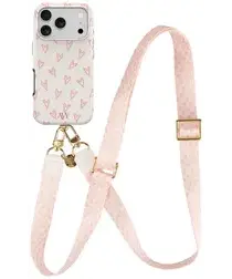 AVY Apple iPhone 17 Pro Max MagSafe Hoesje met Koord 130CM Cupid Blush afbeelding
