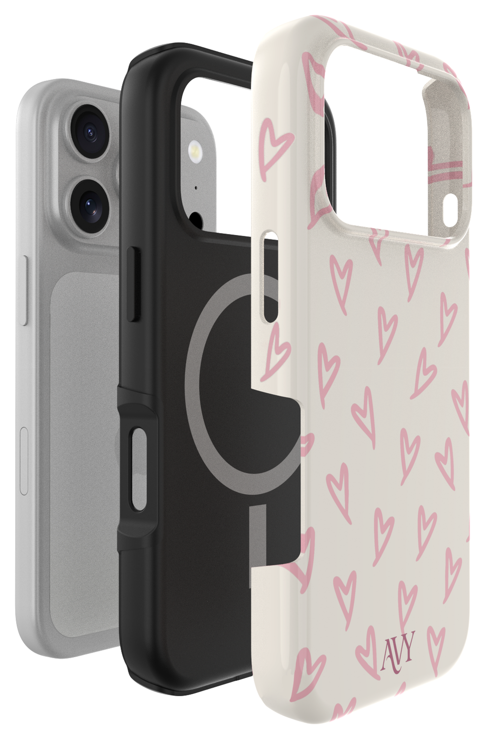 AVY Apple iPhone 17 Pro Max MagSafe Hoesje met Koord 130CM Cupid Blush afbeelding 15