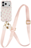 AVY Apple iPhone 17 Pro Max MagSafe Hoesje met Koord 130CM Cupid Blush