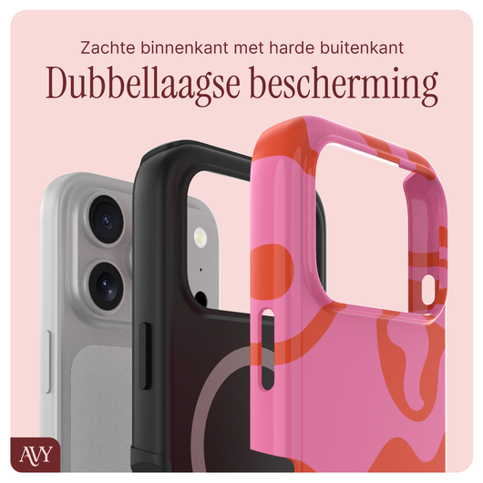 AVY Apple iPhone 17 Pro Max MagSafe Hoesje met Koord 32CM Rosé Twist afbeelding 8