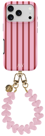 AVY Apple iPhone 17 Pro Max MagSafe Hoesje met Koord 30CM Linea Hearts