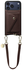 AVY Apple iPhone 17 Pro Max Bruin Leren Hoesje met Wallet & Koord Short Leather