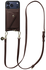 AVY Apple iPhone 17 Pro Max Bruin Leren Hoesje met Wallet & Koord Long Leather