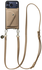 AVY Apple iPhone 17 Pro Max Beige Leren Hoesje met Wallet & Koord Long Leather
