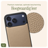 AVY Apple iPhone 17 Pro Max Beige Leren Hoesje Wallet & Koord Leather and Gold afbeelding 6