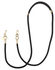 AVY Apple iPhone 15 Hoesje met Koord & MagSafe 130CM Tressé Black afbeelding 9