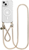 AVY Apple iPhone 15 Hoesje met Koord & MagSafe Set Aurum Lien