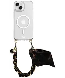 AVY Apple iPhone 15 Hoesje met Koord & MagSafe 32CM Panthera Chic afbeelding