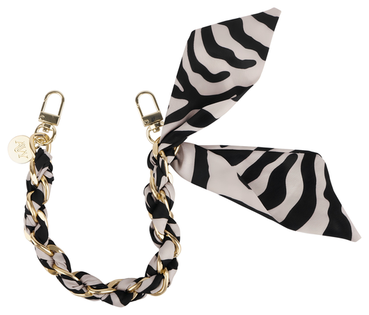 AVY Apple iPhone 15 Hoesje met Koord & MagSafe 32CM Serengeti Zebra afbeelding 12