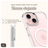 AVY Apple iPhone 15 Hoesje met Koord & MagSafe 32CM Rosé Twist afbeelding 4