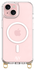 AVY Apple iPhone 15 Hoesje met Koord & MagSafe 32CM Rosé Twist afbeelding 9