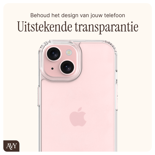 AVY Apple iPhone 15 Hoesje Met Koord 30CM Aurum Lien afbeelding 6
